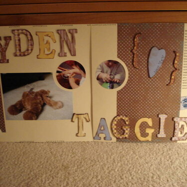 Ayden heart Taggies