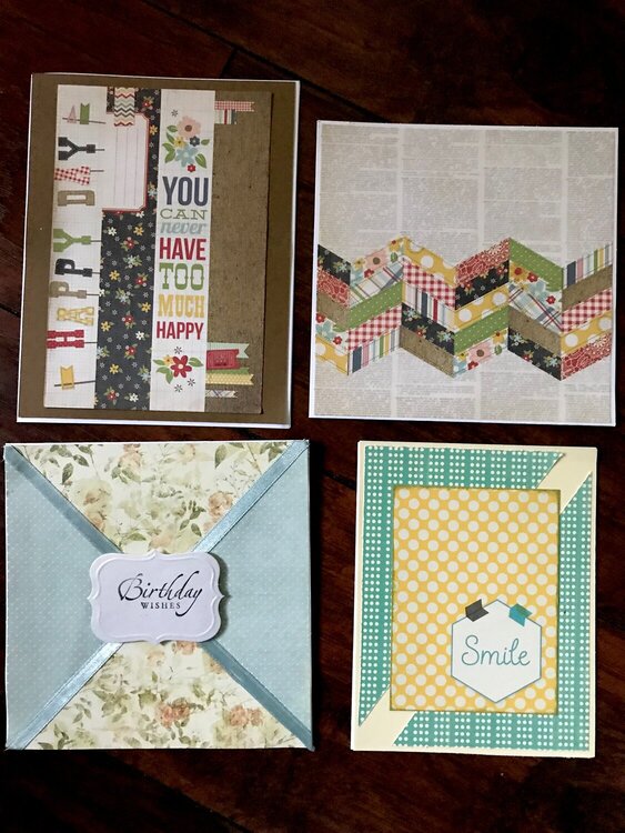 Cards from scraps