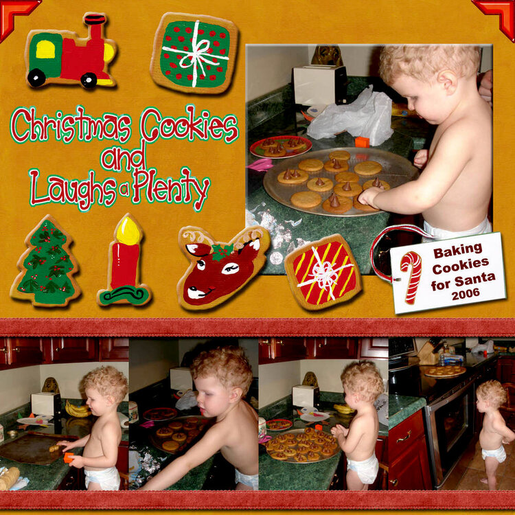 Baking Cookies for Santa