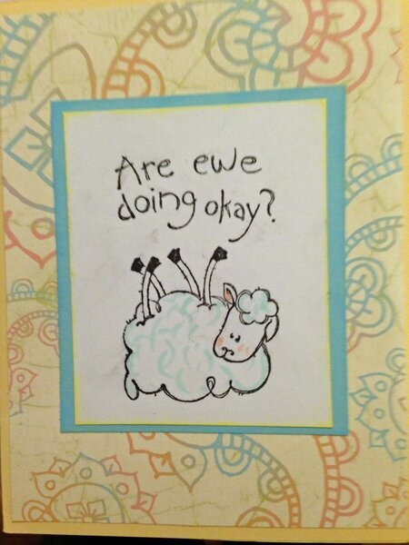Ewe Doing Okay Card