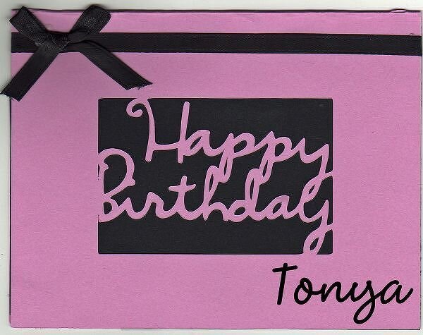Happy Birthday Tonya