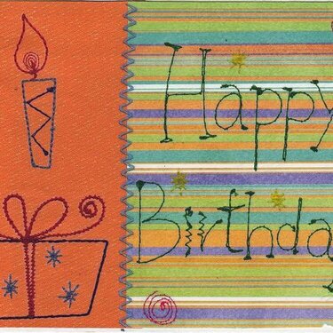 Happy Birthday Card, DW 08/07