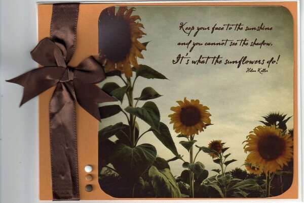 Sunflower Card, CG