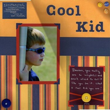Cool Kid, BOS Challenge