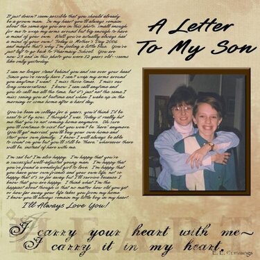 A Letter to My Son--BOS Wk 10 (digi #2)
