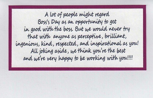 Boss&#039;s Day Cards