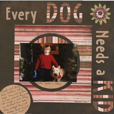 Every Dog needs a Kid, BOS Challenge