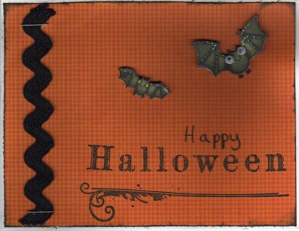 Happy Halloween card, CG
