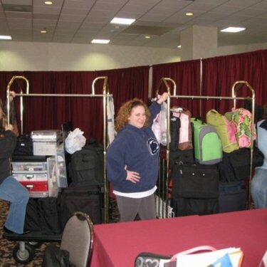 Packing up to go home ;-(  (Feb 2008)