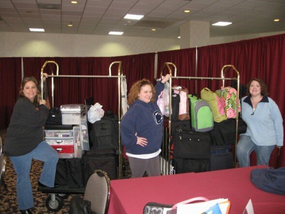 Packing up to go home ;-(  (Feb 2008)