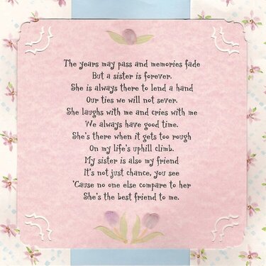 Sisters Poem