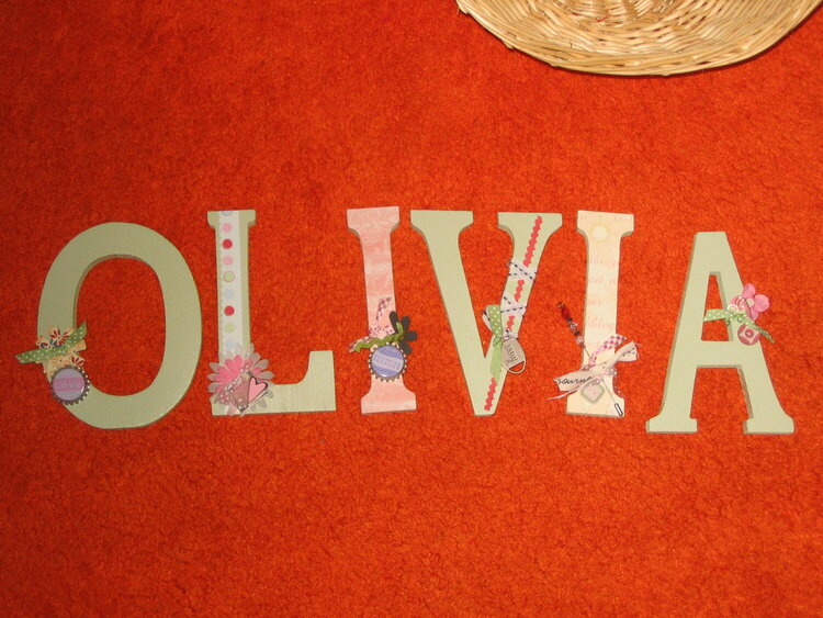 Olivia altered letters