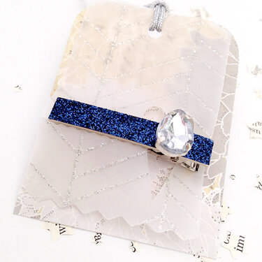 DIY Glitter Clips by Julie Comstock