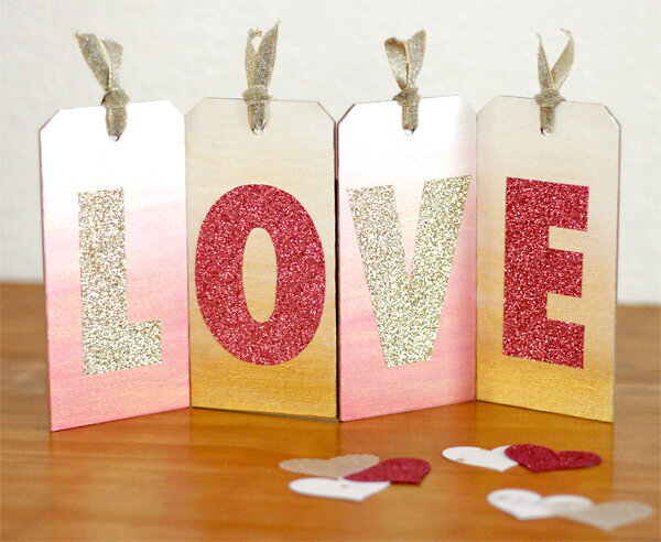 Love Ombre Sign featuring Creative Canvas Shapes from Cosmo Cricket