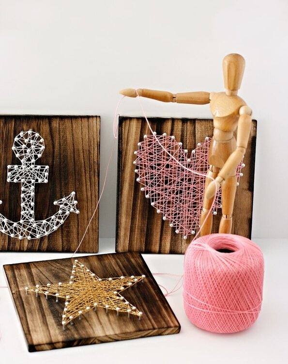 String Art Board Home Decor from Cosmo Cricket
