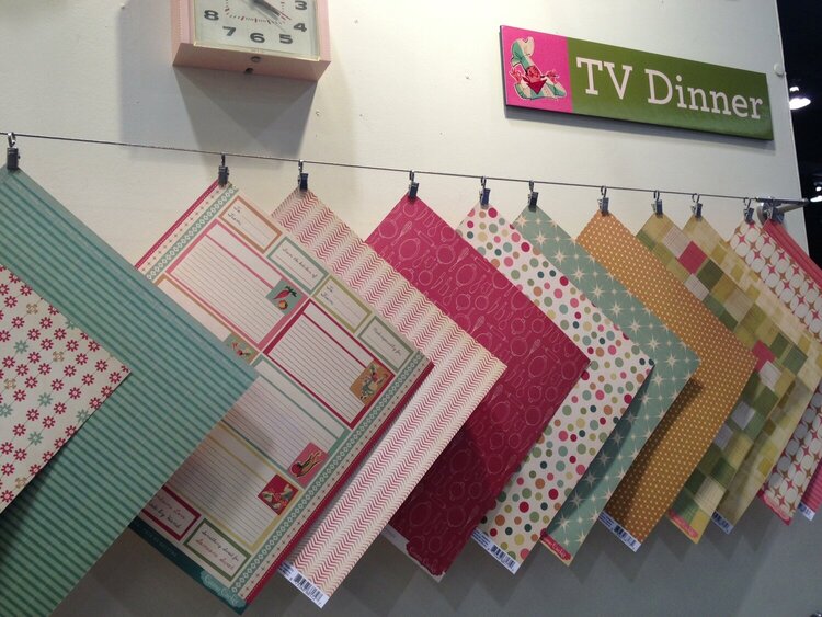 Brand New Winter CHA 2013 Cosmo Cricket TV Dinner Collection