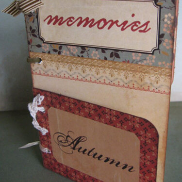Journaling Card Album - by Tami Comstock