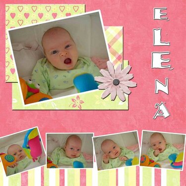My niece Elena at 3 months
