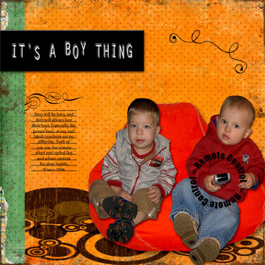 It&#039;s A Boy Thing