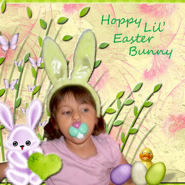 Hoppy lil Easter bunny