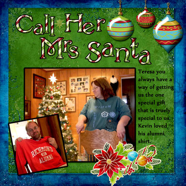 call her Mrs. Santa