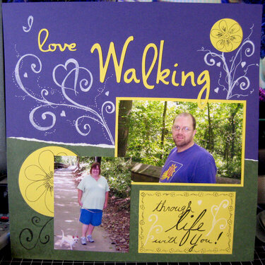 I love walking though life with you (left side)