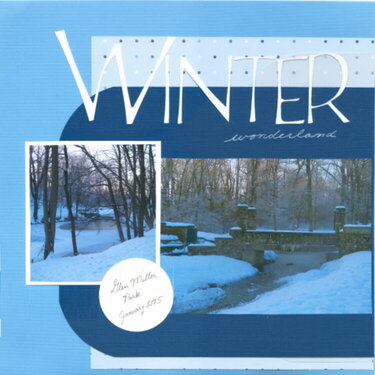 Winter Wonderland 2005 left side(Dec. 25 sketches challenge #4)