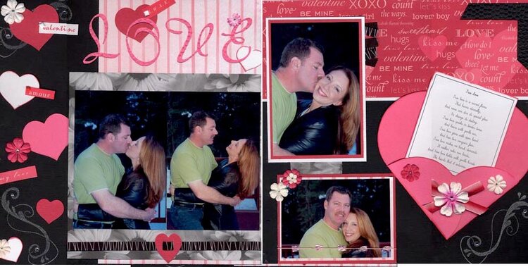 Two page Valentines Layout