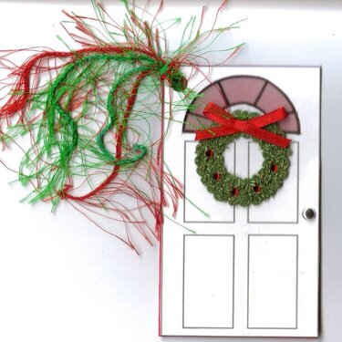 Door Wreath Tag