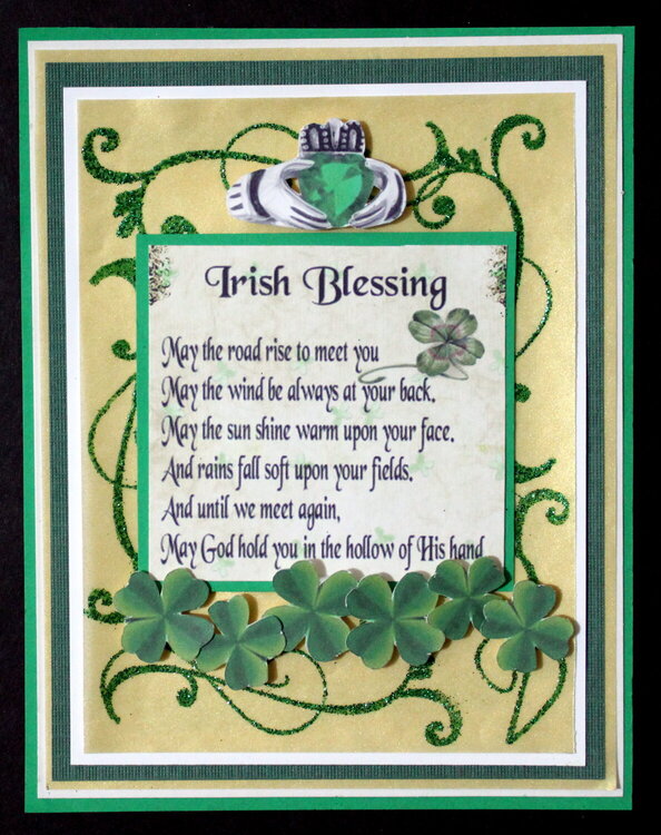 Irish Blessing - made for Viola Cladaugh Challenge at Bella Creations