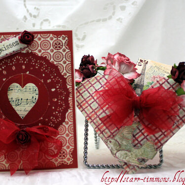 Valentine Card with Heart Pocket