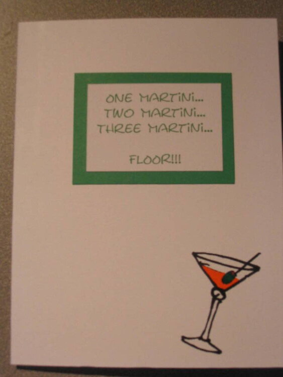 Martini Card