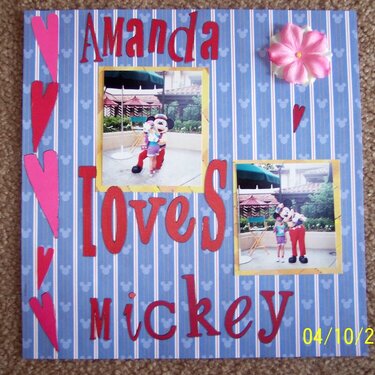 Amanda loves Mickey