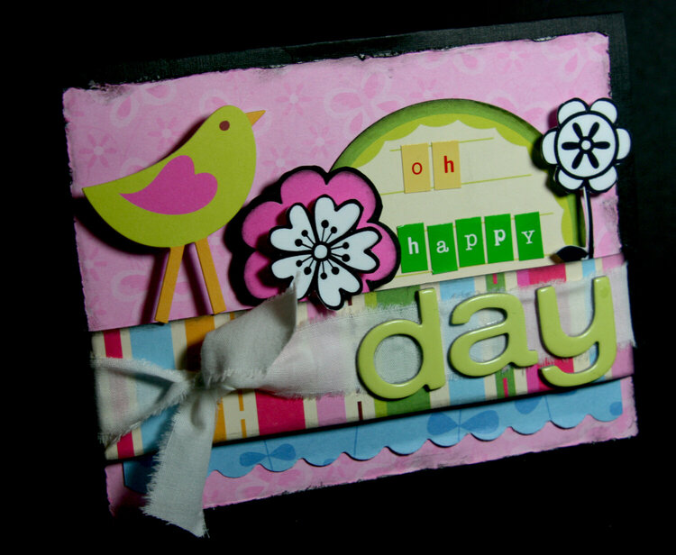 oh happy day card *My Little Shoebox*