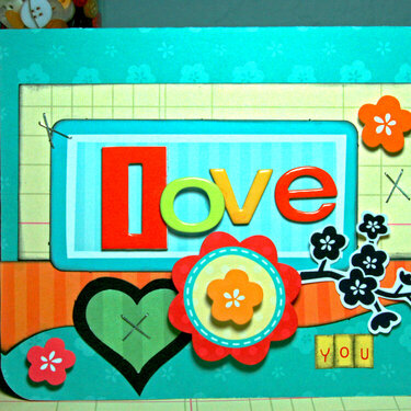 Love you card *My Little Shoebox*