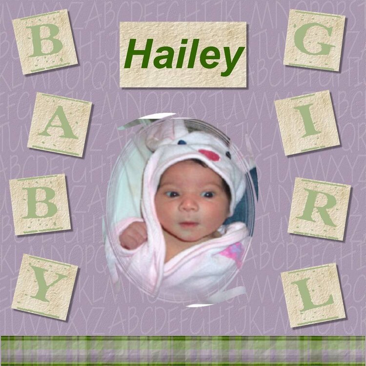 Baby Hailey, My Grand Niece