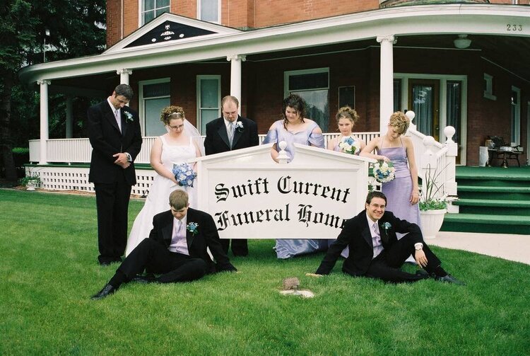 Wedding at the Funeral Home