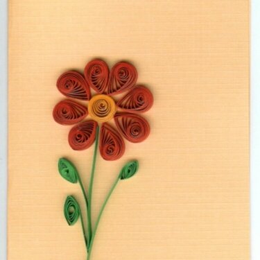 Quilled Greeting Cards - Flower