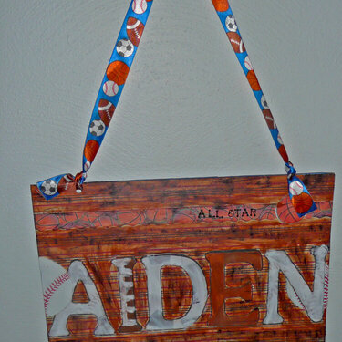 Aiden Sport Sign