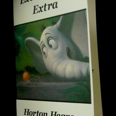 Baby Shower Card Horton Hears a Who front