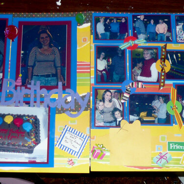 birthday party both pages