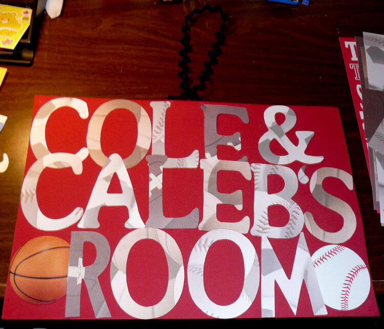 Cole &amp; Caleb&#039;s Room Sign