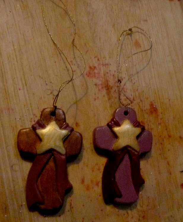 Cross Star Ornaments