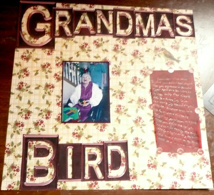 Grandma&#039;s Bird