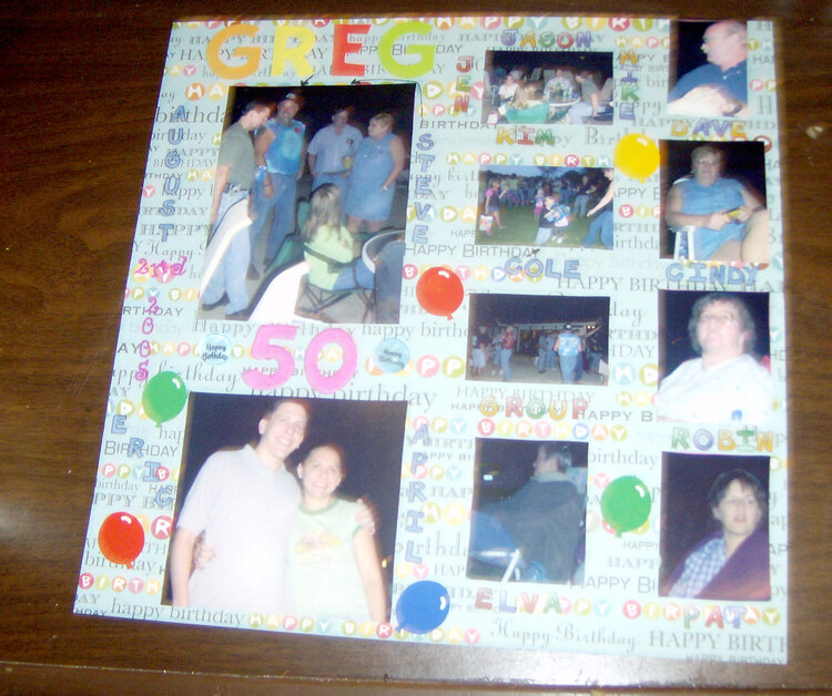 Greg&#039;s 50th birthday Party