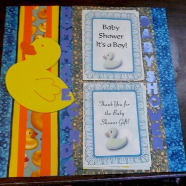 Homemade Cards Baby Shower
