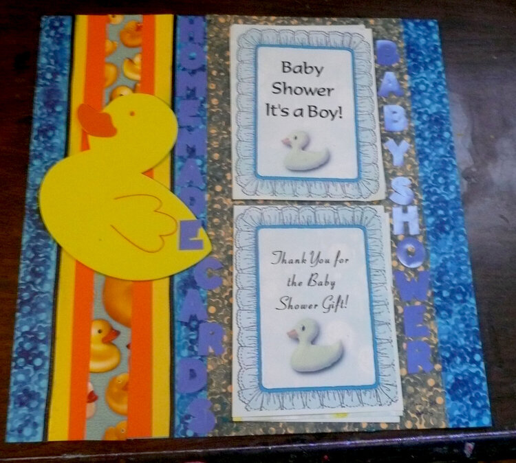 Homemade Cards Baby Shower Project Idea