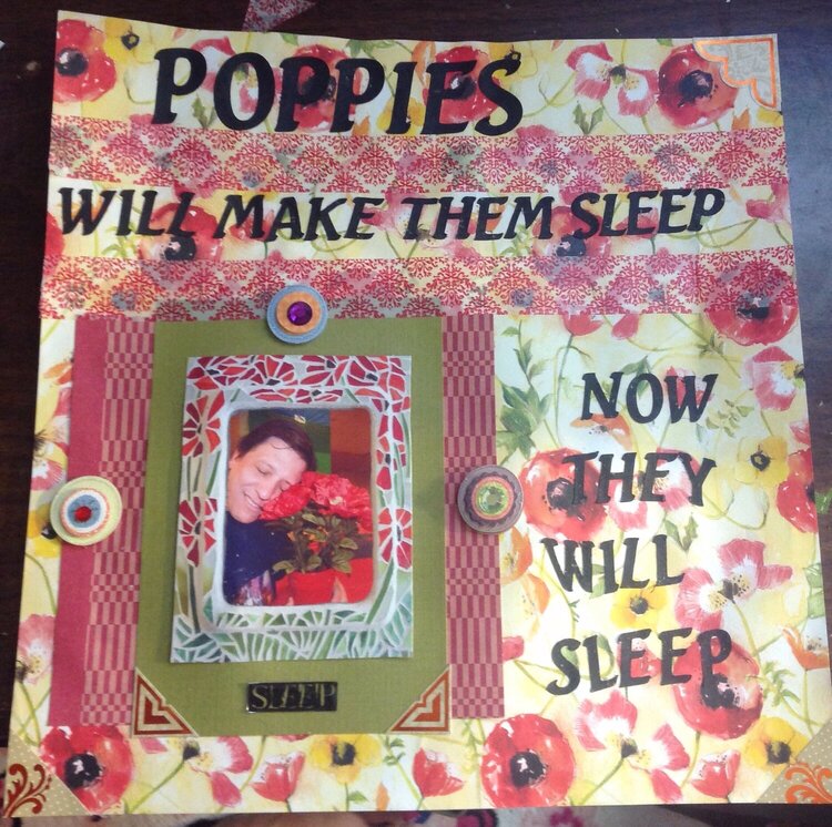 Poppies will make them sleep