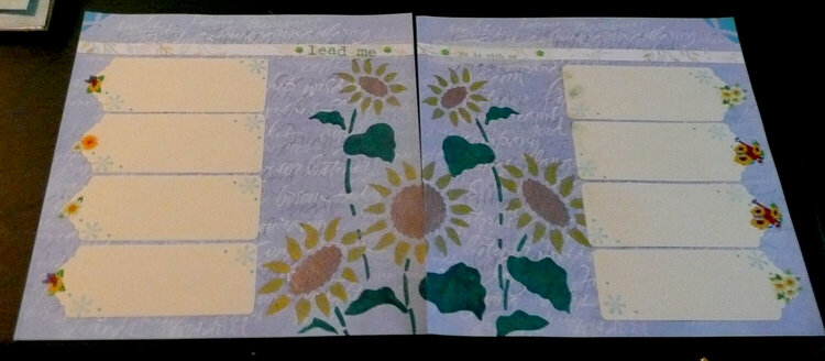 Eagle Point journaling pages 6 and 7