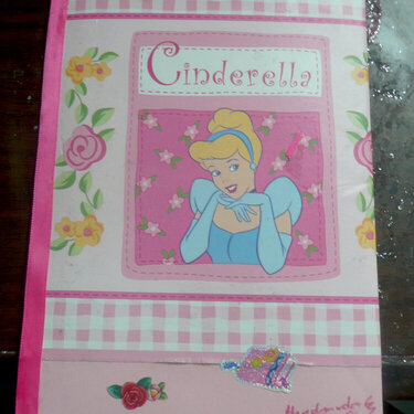 Princess Birthday card backside